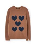 Brown Bull Sweater Tops Knitwear Pullovers Brown THE ANIMALS OBSERVATO...