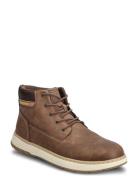 Mens Garlan Deno Nyörisaappaat Brown Skechers