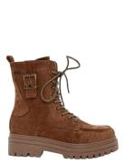 Marcellina Cinque Shoes Boots Ankle Boots Laced Boots Brown Duffy