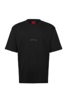 Dadsu Designers T-shirts Short-sleeved Black HUGO