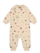 Jumpsuit L/S Lilo Jumpsuit Haalari Beige Wheat