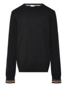 Pullover Tops Knitwear Pullovers Black BOSS