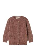 Nmmnemo Ls Knit Card Lil Tops Knitwear Cardigans Brown Lil'Atelier