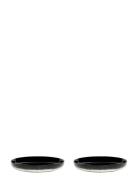 High Plate Dé Set/2 Home Tableware Plates Dinner Plates Black Serax