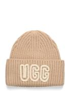 Chunky Crafted Rib Beanie Accessories Headwear Beanies Beige UGG