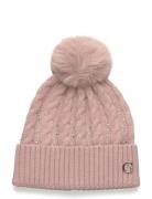 Knitted Beanie Accessories Headwear Beanies Pink GUESS