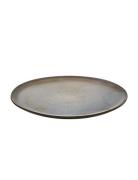 Raw Metallic Brown - Middags Tallerken 1 Stk 28 Cm Home Tableware Plat...