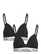 2Pk Triangle Night & Underwear Underwear Tops Black Calvin Klein