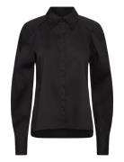 Cmsophie-Shirt Tops Shirts Long-sleeved Black Copenhagen Muse