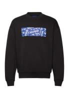Naylos Tops Sweat-shirts & Hoodies Sweat-shirts Black HUGO BLUE