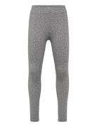 Printed Leggings Bottoms Leggings Grey Mango