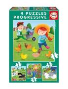 Educa 6-9-12-16 Farm Animals Toys Puzzles And Games Puzzles Classic Pu...