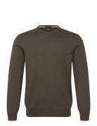 Botto-L Tops Knitwear Round Necks Brown BOSS