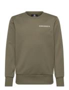 Fw-Crew Tops Sweat-shirts & Hoodies Sweat-shirts Khaki Green Converse