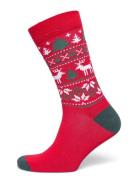 Winter Bamboo Sock Underwear Socks Regular Socks Red Lindbergh