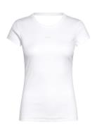 C_Esima Tops T-shirts & Tops Short-sleeved White BOSS