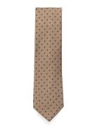 Classic Tie Solmio Kravatti Beige Amanda Christensen
