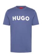 Dulivio Designers T-shirts Short-sleeved Blue HUGO