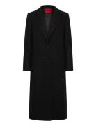 Mojeni Outerwear Coats Winter Coats Black HUGO
