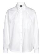 C_Belska Tops Blouses Long-sleeved White BOSS