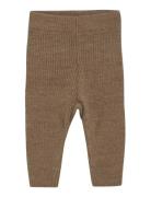 Leggings - Knitted Bottoms Leggings Brown CeLaVi