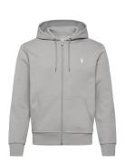 30/1 Double Knt Cvc-Lsl-Knt Tops Sweat-shirts & Hoodies Hoodies Grey P...