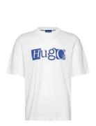 Nugix Tops T-shirts Short-sleeved White HUGO BLUE