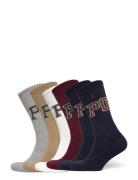 Recycled Polyester-Clssc Vrst C-Crw Underwear Socks Regular Socks Mult...