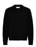 Jormeadows Knit Boucle Crew Neck Tops Knitwear Round Necks Black Jack ...