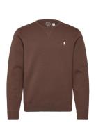 Double-Knit Sweatshirt Tops Sweat-shirts & Hoodies Sweat-shirts Brown ...