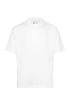 Relaxed Fit Short-Sleeved Cotton T-Shirt Tops T-shirts Short-sleeved W...