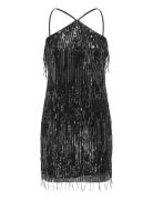 Onlspacy Sl Halterneck Sequins Dress Wvn Lyhyt Mekko Black ONLY