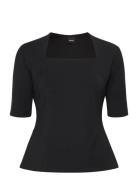 Egamma Tops T-shirts & Tops Short-sleeved Black BOSS