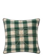 Wrapped Checked Organic Flannel Pillow Cover Home Textiles Cushions & ...