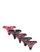 Fashion String 5-Pack Stringit Alusvaatteet Multi/patterned Hunkemölle...