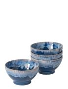 Grespresso Latte-Skål 4-P Home Tableware Bowls Breakfast Bowls Blue Co...