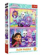 Pappussel Trefl 2X24 Bitar Gabbys Dollhouse Toys Puzzles And Games Puz...