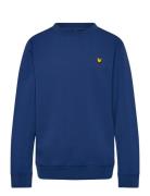 Fly Fleece Crew Tops Sweat-shirts & Hoodies Sweat-shirts Blue Lyle & S...