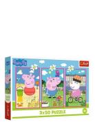 Pappussel Trefl 3X50 Bitar Peppa Pig Toys Puzzles And Games Puzzles Cl...