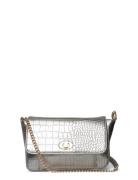 Teagan Croco Bag Bags Top Handle Bags Silver Noella