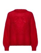 Fontaine Sweater Tops Knitwear Jumpers Red Balmuir