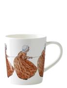 Aunt Brown Mug With Handle Home Tableware Cups & Mugs Coffee Cups Whit...