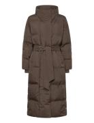 Lr-Mona Vuorillinen Takki Topattu Takki Brown Levete Room