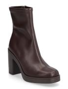 Mesmerize Shoes Boots Ankle Boots Ankle Boots With Heel Brown Steve Ma...