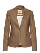 Blake Night Blazer Blazers Single Breasted Blazers Beige MOS MOSH