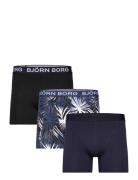 Cotton Stretch Boxer 3P Bokserit Black Björn Borg