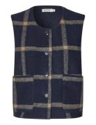 Majoselle Vests Knitted Vests Navy Masai
