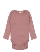 Body L/S Modal Bodies Long-sleeved Pink Petit Piao