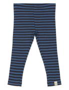 Legging Modal Striped Bottoms Leggings Navy Petit Piao