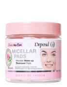 Micellar Make-Up Rem.pads 60Psc Meikinpoisto Nude Depend Cosmetic